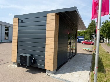 Bürocontainer Verkaufscontainer von Hacobau GmbH Bürocontainer von Hacobau GmbH günstig kaufen