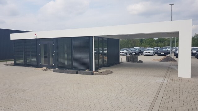 Verkaufspavillon Verkaufscontainer Büropavillon günstig bauen