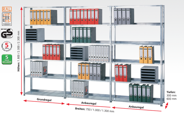 Büroregal Lagerregale Officespace