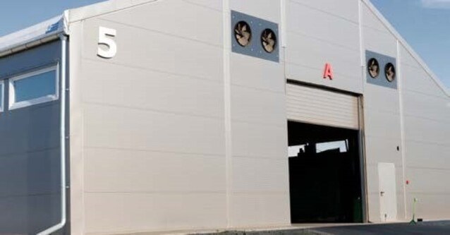 Ventilation Zelthalle