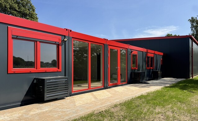 Bürocontainer Standard mit Hacobau GmbH günstig bauen