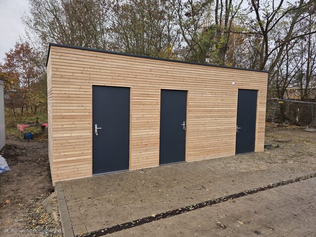 Sanitärcontainer von Hacobau GmbH