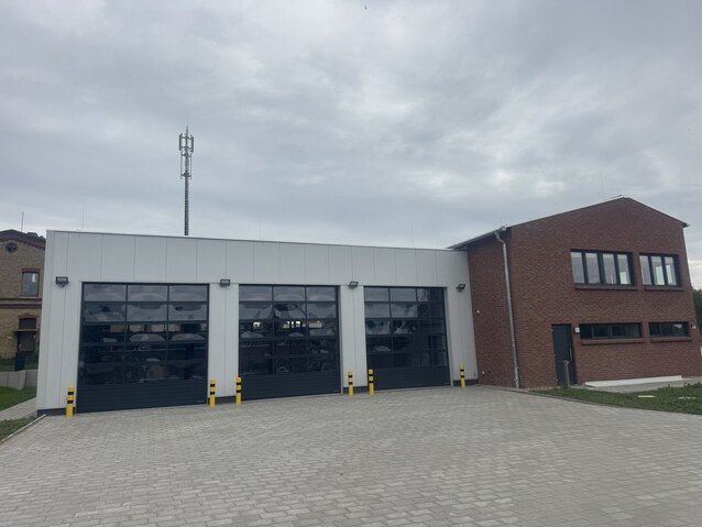 Feuerwehrgerätehäuser bauen mit Hacobau Fahrzeughallen bauen mit Hacobau